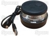 Girofar Avertizare LED 28 SMD, Acumulator USB, 4 Functii, Magnetic, IP65, 5h Autonomie, Sparex