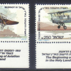 ISRAEL 1985, Aviatie, serie neuzată, MNH