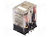 Releu electromagnetic, 12V AC, 5A, 4PDT, serie MY4, OMRON, MY4 12VAC (S), T161141 foto