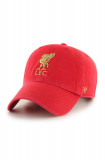 47brand șapcă EPL Liverpool culoarea roșu, cu imprimeu, 47 Brand