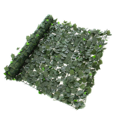 Gard artificial Hedera Mix, 100 x 300 cm, textil peliculizat, Verde foto