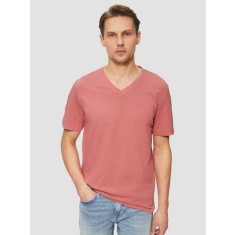 s.Oliver Tricou barbati cu anchior, Regular fit, din bumbac, Roz prafuit, S