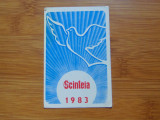 Calendar de buzunar - Scanteia anul 1983