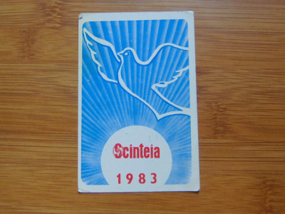 Calendar de buzunar - Scanteia anul 1983 foto