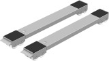 Cumpara ieftin Suporturi extensibile cu roti, pentru Ridicare / Transport, cu Frana, capacitate pana la 300 Kg, lungime maxima 70.5 cm, Alb, Set 2 Bucati - CN