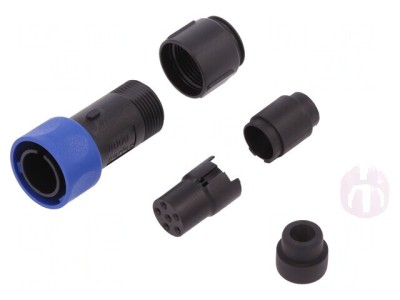 Conector Circular Mufă Mamă 6 PIN fără Contacte foto