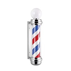 Reclama Frizerie tip Stalp Rotativ cu Iluminare LED 105cm