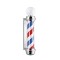 Reclama Frizerie tip Stalp Rotativ cu Iluminare LED 105cm