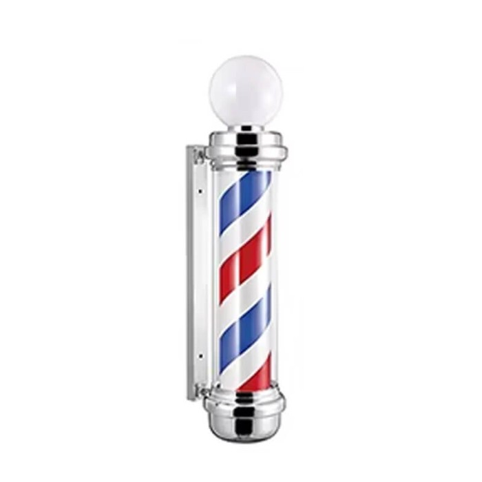 Reclama Frizerie tip Stalp Rotativ cu Iluminare LED 105cm