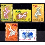 1967 LP655 serie Campionatele Mondiale de Lupte Greco-Romane MNH