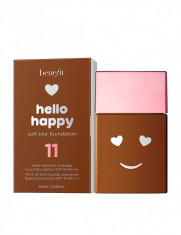 Fond de ten matifiant, Benefit, Hello Happy Soft Blur, 11 Dark Neutral, Spf 15, 30 ml D1 -usor deteriorat (cutie zgariata sau foarte putin indoita) foto