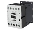 Contactor 3P NO 24VDC 9A cu 3 Contacte Auxiliare