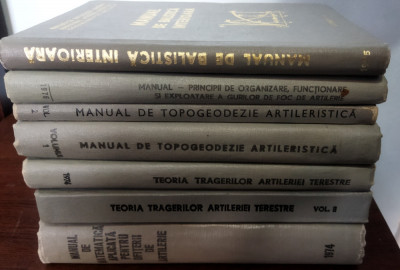 Carti militare Manuale Pentru ofiteri artilerie 1974-1976 foto