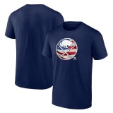 Buffalo Sabres tricou de bărbați Banner Wave Logo blue - M