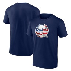 Buffalo Sabres tricou de bărbați Banner Wave Logo blue - M