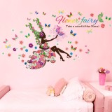 Sticker decorativ, flower fairy 170 cm, 1361ST