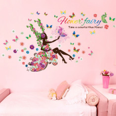 Sticker decorativ, flower fairy 170 cm, 71STK
