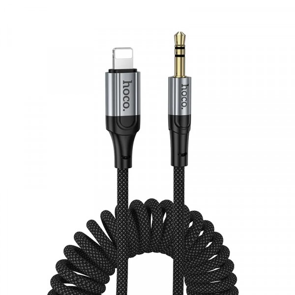 Cablu Audio Lightning - 3.5mm HOCO UPA33A, 1.5m, Negru