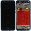 Huawei P10 Lite (WAS-L21) Capac frontal al modulului de afișare + LCD + digitizer + baterie albastru 02351FSL