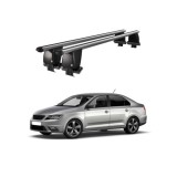 Bare transversale portbagaj auto aluminiu compatibile plafon neted Seat Toledo 2011-> argintii sau negre Cod: CB200101 Kit-109
