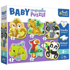 PUZZLE TREFL PRIMO BABY PROGRESSIVE ANIMALELE EXOTICE SuperHeroes ToysZone
