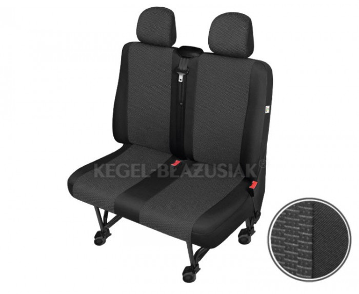Huse scaun bancheta auto cu 2 locuri Ares Trafic pentru Nissan Primastar 2001-, Opel Vivaro 2001-2014, Renault Trafic 2001-2014