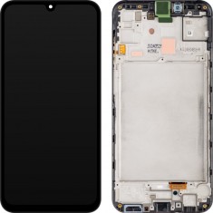 Display cu Touchscreen Samsung Galaxy A15 5G A156 / A15 A155, cu Rama, Negru (Brave Black), Service Pack GH82-33637A