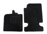 Set covorase auto mocheta velur Smart Fortwo (W451), 01.2007-12.2014, negru, A-Series