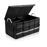 Cumpara ieftin Organizator de portbagaj multifunctional, impermeabil, pliabil cu manere din aluminiu