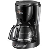 Cafetiera De&amp;#039;Longhi ICM2.1B, 1000W, 1.5L, 10 cesti, Sistem anti-picurare, Oprire automata, Negru, Delonghi