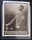 Timbrul Germania Deutsches Reich 1942 - Aniversar 6+19pf, Portret Oficial, Al Doilea Război Mondial, MNH -A359