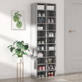 VidaXL Pantofar, gri sonoma, 54x34x183 cm, PAL