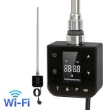 Cartus Incalzire Leziter WiFi 600W Negru, Termostat Digital pentru Uscator Prosoape
