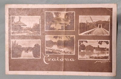 CRAIOVA, Carte postala veche din anul 1945, circulata - corespondenta, datata Ianuarie 1948 foto
