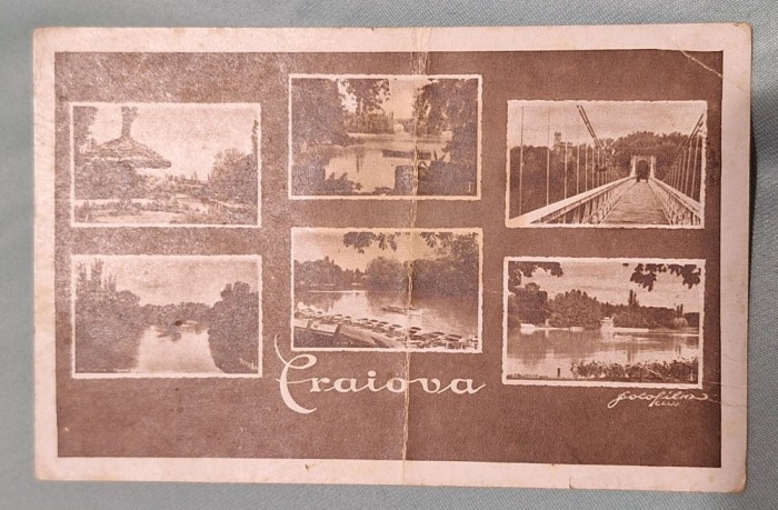 CRAIOVA, Carte postala veche din anul 1945, circulata - corespondenta, datata Ianuarie 1948