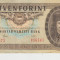 M1 - Bancnota foarte veche - Ungaria - 50 forint - 1983