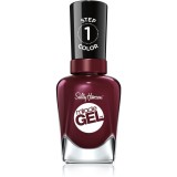 Sally Hansen Miracle Gel&trade; gel de unghii fara utilizarea UV sau lampa LED culoare 480 Wine Stock 14,7 ml