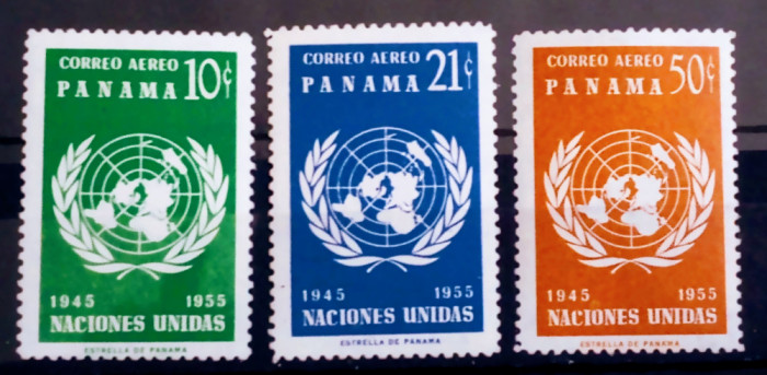 Panama 1958 posta aeriană Națiunile Unite serie