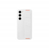 Husa de protectie Samsung Silicone Grip pentru Galaxy S23, Alb