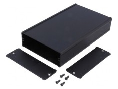Carcasa aluminiu neagra TUF 94x160x32mm foto