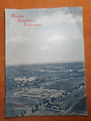 revista stiintelor veterinare mai 1936-art. si foto abatorul de export constanta foto