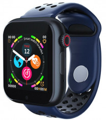 Ceas Smartwatch cu telefon iUni Z6S, Touchscreen, Bluetooth, Notificari, Camera, Pedometru, Blue foto
