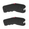 Pachet 2 Electrosocuri TW 309, 2.5 mil V, 12cm, Negru, Ideallstore - Autoaparare, Lanterna, Husa