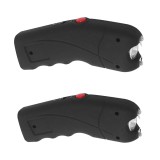 Cumpara ieftin Pachet 2 Electrosocuri TW 309, 2.5 mil V, 12cm, Negru, Ideallstore - Autoaparare, Lanterna, Husa