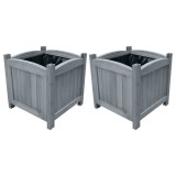 Cumpara ieftin Straturi inaltate gradina 2 buc. 30x30x30 cm lemn masiv de brad