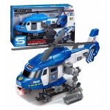 Elicopter de salvare 29 cm cu sunete, lumini si targa, albastru