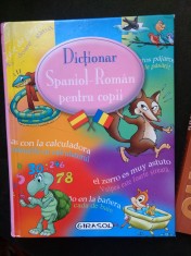 Dic?ionar spaniol - roman ilustrat + dic?ionar de conversa?ie roman -spaniol foto