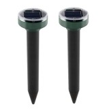 Set 2 aparate anti daunatori, cu incarcare solara, cu tarus, anti cartite, verde