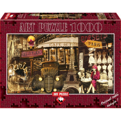 Puzzle 1000 piese - STREETS OF PARIS foto