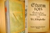 B646-I-WW1-Furtuna-Sturm 1918-Editie 1938- Editie veche germane-Operatiunile militare din 1 razboi mondial, gros copertata in stare foarte buna.
